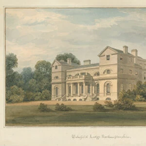 Northamptonshire - Wakefield Lodge, 1824 (w / c on paper)
