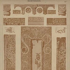 Northern, Wood-Carving (colour litho)