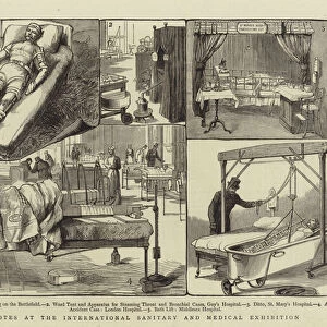 Notes at the International Sanitary and Medical Exhibition (engraving)