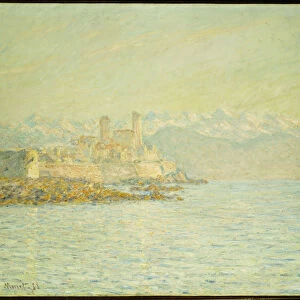 The Old Fort at Antibes (oil on canvas)