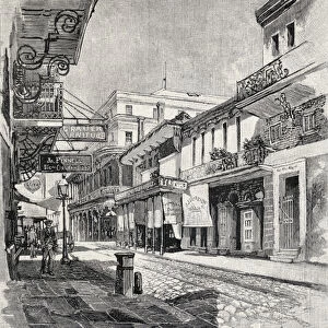Old St. Louis Hotel, later The State House, New Orleans, from The Century Illustrated
