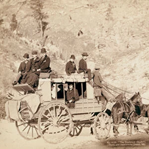 The Old West Deadwood Stagecoach, 1889 (albumen print)
