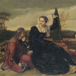 Olivia and Viola (oil on panel)