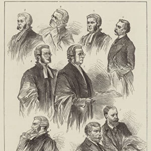The Opening of the Parnell Commission (engraving)