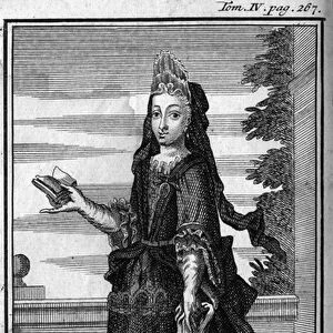 Orders of Chivalry. Lady Chevaliere of the Cross in Austria in the 17th century
