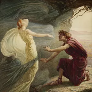 Orpheus and Euridice (w / c on paper)