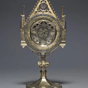 Ostensorium with "Paten of St. Bernward", Lower Saxony (silver & silver gilt)