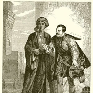 Othello and Iago (engraving)