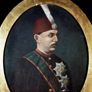 Ottoman Empire: Portrait of Sultan Mehmed Murad V (1840-1910)"Painting. 1876