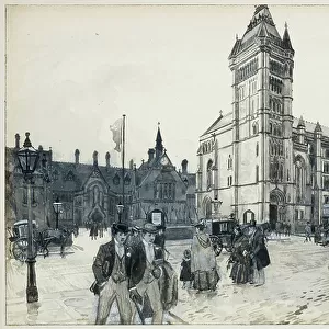 Owen's College and the Museum, 1893-94 (w/c gouache on paper)