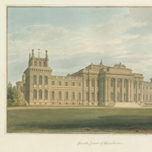Oxfordshire - Bleinheim [Palace], 1812 (w / c on paper)