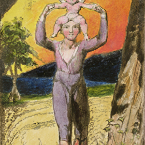 P. 124-1950. pt29 Frontispiece to Songs of Experience: plate 29 from Songs of Innocence
