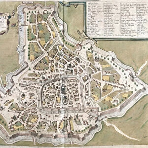 Padua, Veneto region, Italy (engraving, 1572-1617)