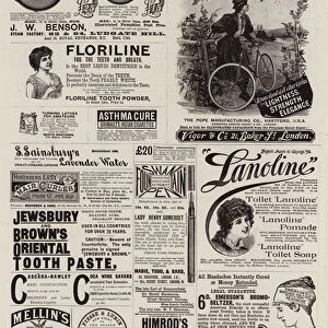 Page of Advertisements (engraving)