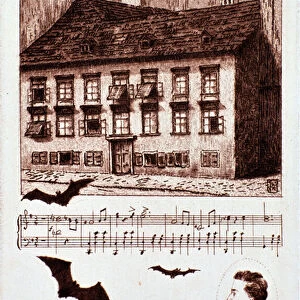 Page of musical score of Die Fledermaus (The Bat) by Johann Strauss, 1874