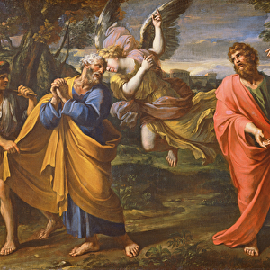 The Parting of St. Peter and St. Paul, c. 1647-50 (oil on canvas)