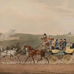 Patent Stage Coach (coloured engraving)