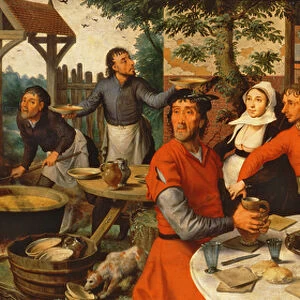 Peasants Feast, 1550