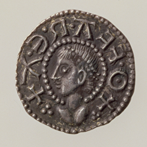 Penny of Offa, King of Mercia, 757-96 (obverse) (silver) (for reverse see 168072)