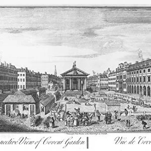 A Perspective View of Covent Garden, 1741 (engraving)