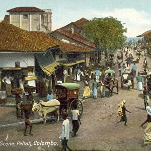 Pettah, Colombo, Sri Lanka (colour photo)
