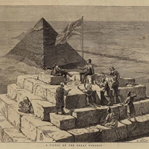 A Picnic on the Great Pyramid (engraving)