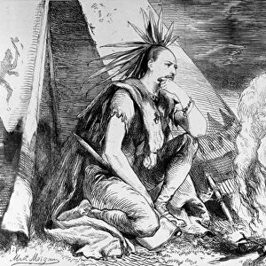 Pictures in the Fire, cartoon from Tomahawk magazine, August 24th 1867