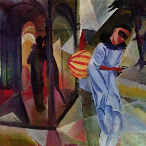 Pierrot, 1913 (oil on canvas)