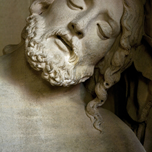 Pieta, detail (stone)