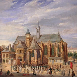 Pilgrimage to Notre-Dame de Boulogne, 1840 (oil on canvas)