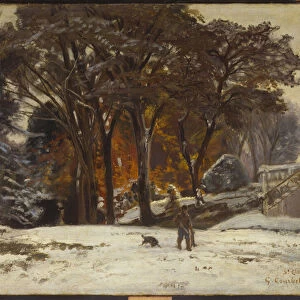The Poacher, 1867 (oil on canvas)