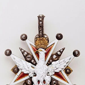 Poland - Order of the White Eagle: insignia - XVIII century - Reverse - Model adopted