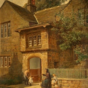 The Porch, Spensers Cottage, Hurstwood, 1907 (oil on canvas)
