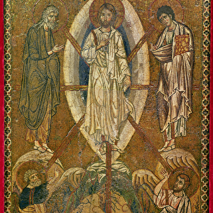 Portable icon depicting the transfiguration, 11th-12th century (mosaic)
