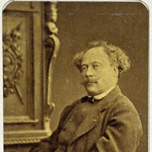 Portrait of Alexandre Dumas Jr. (1824 - 1895) in 1884