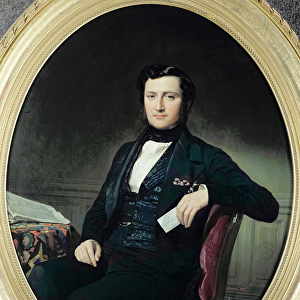 Portrait of Baron Weisweiller, 1853 (oil on canvas)