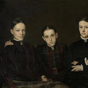 Portrait of Cornelia, Clara and Johanna Veth, 1885 (oil on canvas)