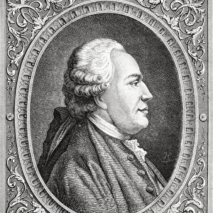 Portrait of Franz Anton Mesmer (1734-1815) German physician (engraving)