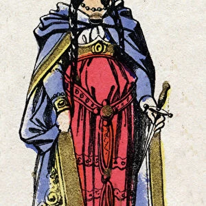 Portrait of Fredegonde, Queen of Neustria (545-597)