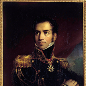 Portrait of General Baron Gourgaud (1783-1852) Anonymous painting. 19th century