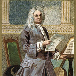 Portrait of George Frederick Handel (Georg Friedrich Handel, 1685-1759)