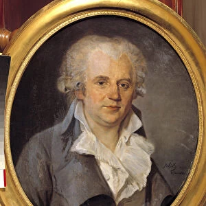 Portrait of Georges Jacques Danton, conventional lawyer (1759-1794) August 12