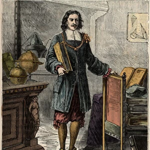 Portrait of the German engineer and physicist Otto von Guericke (1602-1686