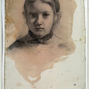 Portrait of Giovanna Bellelli Study for "the Bellelli Family "