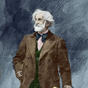 Portrait of Giuseppe Verdi (1813-1901), Italian composer