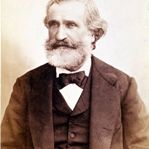 Portrait of Giuseppe Verdi around 1870. Museo della scala of Milan