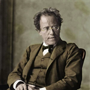Portrait of Gustav Mahler (1860-1911), Austrian composer and conductor
