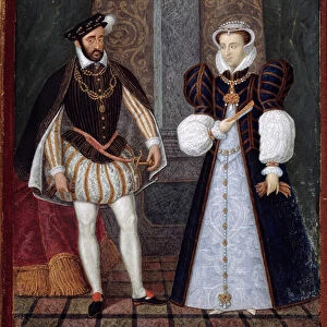 Portrait of Henry II (1519 - 1559) and Catherine de Medici (Caterina de Medici
