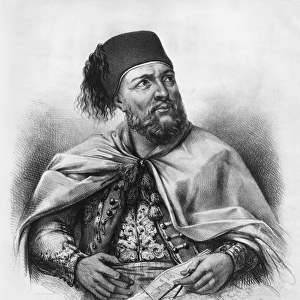 Portrait of Ibrahim Pasha, 1840 (litho)