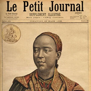 Portrait of the Impress Taytu Betul (Taitou, 1851-1918)